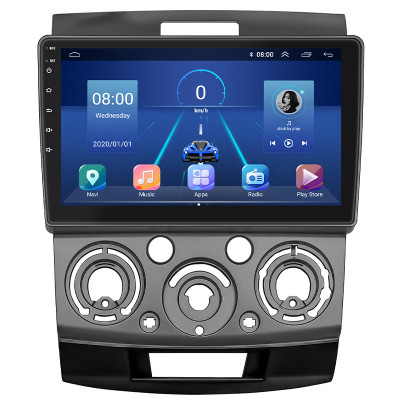 Штатная магнитола Lesko для Ford Everest II 2006-2009 экран 9" 4/64Gb 4G Wi-Fi GPS Top