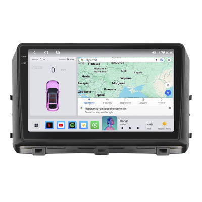 Штатная магнитола Lesko для Kia Ceed III 2018-2021 экран 10" 4/64 QLED CarPlay 4G Wi-Fi GPS 360 Prime
