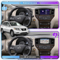 Штатная магнитола Lesko для Nissan Pathfinder IV 2012-2017 экран 9" 1/16Gb Wi-Fi GPS Base