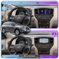 Штатная магнитола Lesko для Nissan Pathfinder IV Рестайлинг 2016-2020 экран 9" 6/128Gb 4G Wi-Fi GPS Top