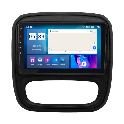 Штатная магнитола Lesko для Renault Trafic III Рестайлинг 2021-н.в экран 9" 2/32Gb CarPlay 4G Wi-Fi GPS Prime