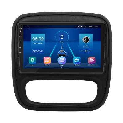 Штатная магнитола Lesko для Renault Trafic III Рестайлинг 2021-н.в экран 9" 6/128Gb 4G Wi-Fi GPS Top