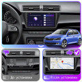 Штатная магнитола Lesko для Skoda Fabia III 2014-2018 экран 9" 2/32Gb CarPlay 4G Wi-Fi GPS Prime