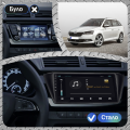 Штатная магнитола Lesko для Skoda Fabia III Рестайлинг 2018-2021 экран 9" 4/64Gb 4G Wi-Fi GPS Top