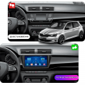 Штатная магнитола Lesko для Skoda Fabia III Рестайлинг 2018-2021 экран 9" 6/128Gb 4G Wi-Fi GPS Top