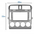 Переходная рамка Kia Carnival 2002-2006 (7276) 9"