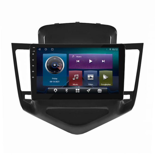 Штатная магнитола Lesko для Chevrolet Cruze I 2008-2012 экран 9" 4/32Gb 4G Wi-Fi GPS Top