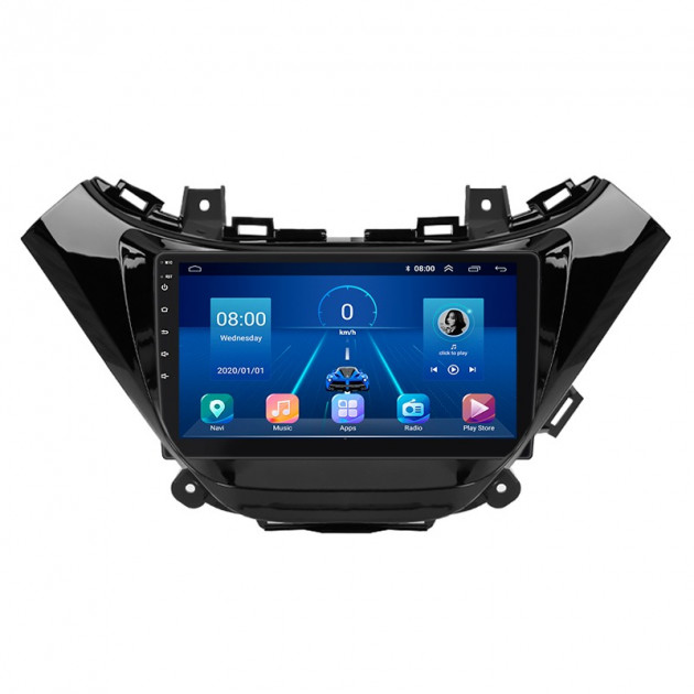 Штатная магнитола Lesko для Chevrolet Malibu IX 2015-2018 экран 9" 4/32Gb 4G Wi-Fi GPS Top