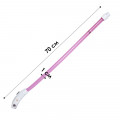 Светодиодный LED ошейник L-18 USB светящийся водоотталкивающий для собак и котов  Pink L