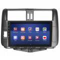 Штатная магнитола Lesko для Toyota Land Cruiser Prado 150 Series 2009-2013 экран 9" 4/32Gb 4G Wi-Fi GPS Top