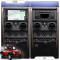 Штатная магнитола Lesko для Jeep Wrangler 2 doors 2007-2010 экран 9" 6/128Gb 4G Wi-Fi GPS Top