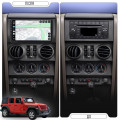 Штатная магнитола Lesko для Jeep Wrangler 4 doors 2007-2010 экран 9" 2/32Gb Wi-Fi GPS Base