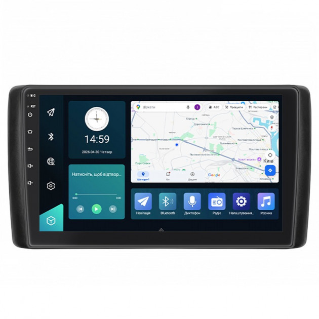 Штатная магнитола Lesko для Nissan Leaf I (ZE0/AZE0) 2010-2017 экран 9" 4/64Gb 4G Wi-Fi GPS Top