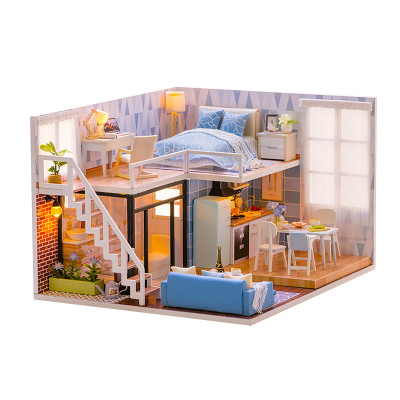 Кукольный дом конструктор DIY Cute Room L-023-BC Таунхаус