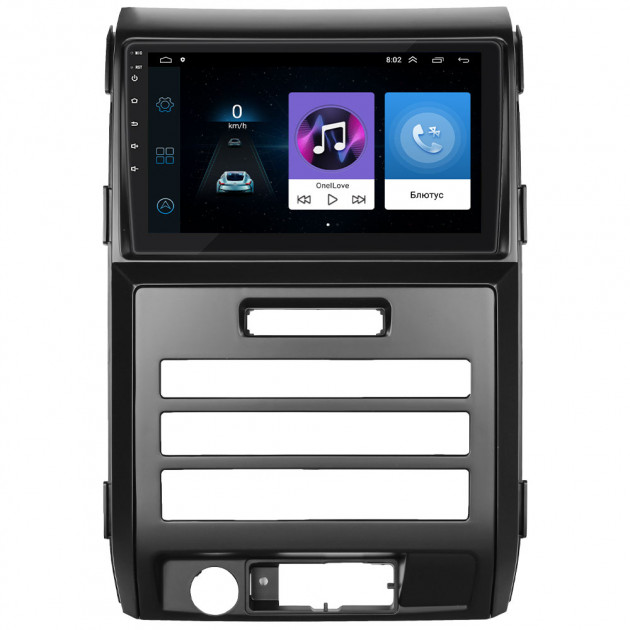 Штатная магнитола Lesko для Ford F-150 XII 2008-2014 экран 9" 1/16Gb Wi-Fi GPS Base