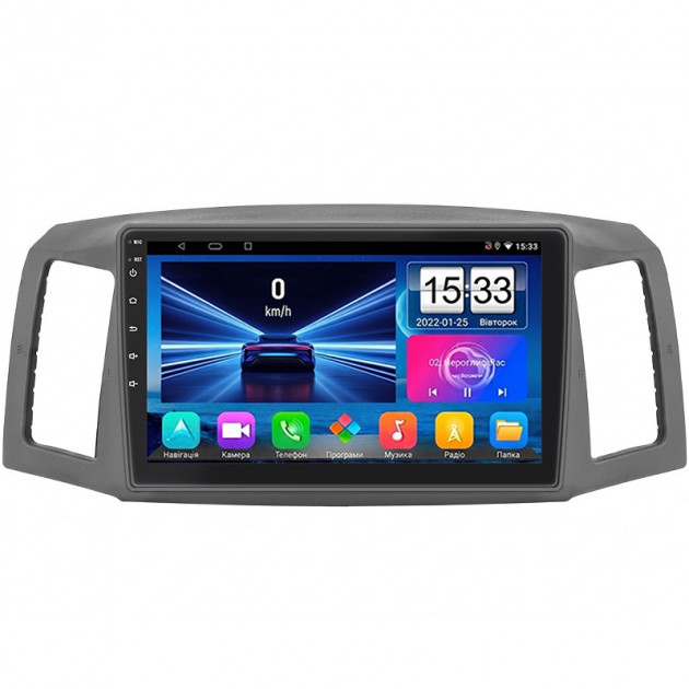 Штатная магнитола Lesko для Jeep Grand Cherokee 2005-2007 экран 10" 1/16Gb Wi-Fi GPS Base