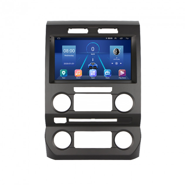 Штатная магнитола Lesko для Ford F-150 XIII 2014-2018 экран 9" 2/32Gb 4G Wi-Fi GPS Top