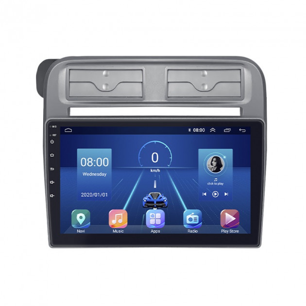 Штатная магнитола Lesko для Fiat Linea  2006-2018 экран 9" 4/32Gb 4G Wi-Fi GPS Top