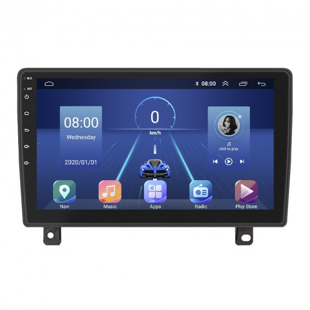 Штатная магнитола Lesko для Opel Astra H Рестайлинг 2006-2014 экран 9" 4/32Gb 4G Wi-Fi GPS Top