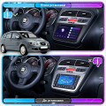 Штатная магнитола Lesko для SEAT Altea I 2004-2009 экран 9" 4/32Gb 4G Wi-Fi GPS Top