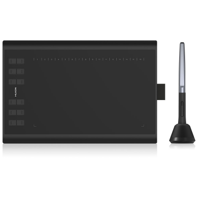 Графічний планшет Huion Inspiroy H1060P black, 10X6.25", 5080 LPI, 8192 levels