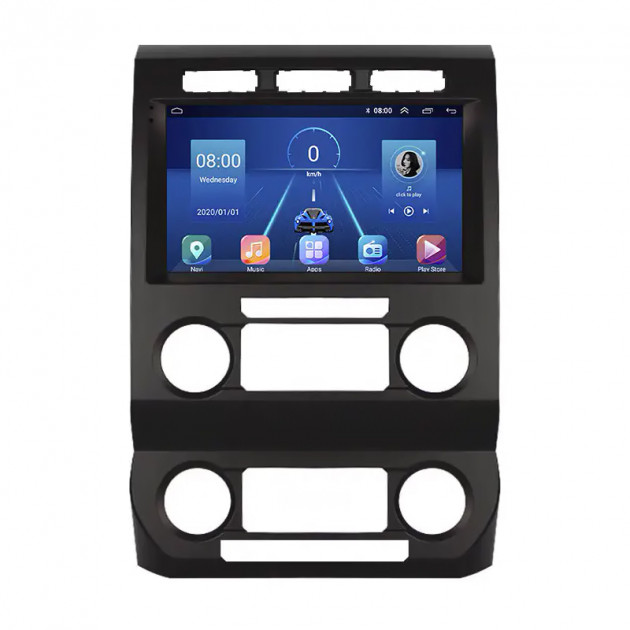 Штатная магнитола Lesko для Ford F-150 XIII Рестайлинг type B 2017-2020 экран 9" 4/64Gb 4G Wi-Fi GPS Top
