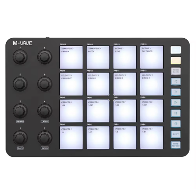 Бездротовий MIDI-контроллер M-VAVE SMC-PAD black
