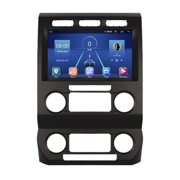 Штатная магнитола Lesko для Ford F-150 XIII Рестайлинг type B 2017-2020 экран 9" 6/128Gb 4G Wi-Fi GPS Top