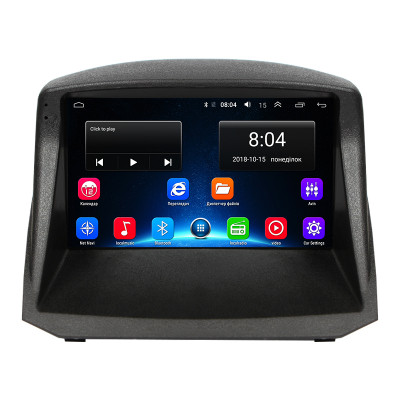 Штатная магнитола Lesko для Ford Fiesta Mk6 2008-2013 экран 9" 2/32Gb Wi-Fi GPS Base