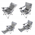 Раскладное кресло шезлонг SW233 Gray