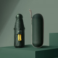 Мини-зонт 190T карманный с чехлом капсулой Dark Green