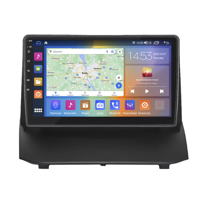 Штатная магнитола Lesko для Ford Fiesta Mk6 Рестайлинг 2012-2019 экран 9" 2/32Gb CarPlay 4G Wi-Fi GPS Prime