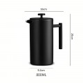 Кофейный заварник френч-прес Choxila 12256 800 мл Black