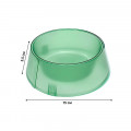 Миска для собак котов Taotaopets 07A6601 пластиковая Green 15 см