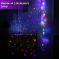 Гірлянда світлодіодна кінський хвіст GarlandoPro 200LED Роса 2м 10 ліній 173309ML