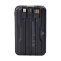 Повербанк з бездротовою зарядкою 10000mah 3 шнури в комплекті X104