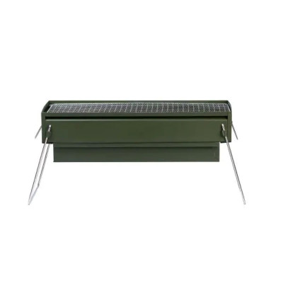 Мангал портативний складаний 51.5×23×25 см з решіткою HP461GR
