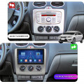 Штатная магнитола Lesko для Ford Focus II Рестайлинг 2007-2011 экран 9" 6/128Gb 4G Wi-Fi GPS Top