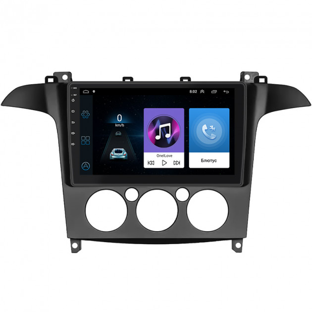 Штатная магнитола Lesko для Ford Galaxy II 2006-2010 экран 9" 1/16Gb Wi-Fi GPS Base