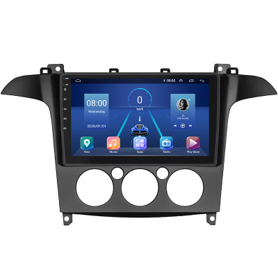 Штатная магнитола Lesko для Ford Galaxy II 2006-2010 экран 9" 4/64Gb 4G Wi-Fi GPS Top