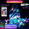 Розумна гірлянда Smart 250 LED довжина 2,5 м з керуванням смартфона прозора, мультиколор 1733044W