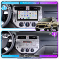 Штатная магнитола Lesko для Ford Kuga I 2008-2013 экран 9" 4/64 QLED CarPlay 4G Wi-Fi GPS 360 Prime