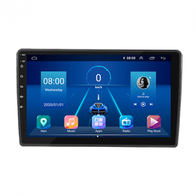 Штатная магнитола Lesko для Ford Kuga I 2008-2013 экран 9" 4/64Gb 4G Wi-Fi GPS Top