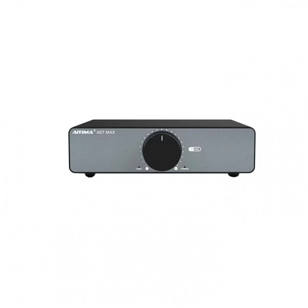Підсилювач звуку AIYIMA A07 MAX black + блок живлення 48V. AUX, 300Wx2 (TPA3255)