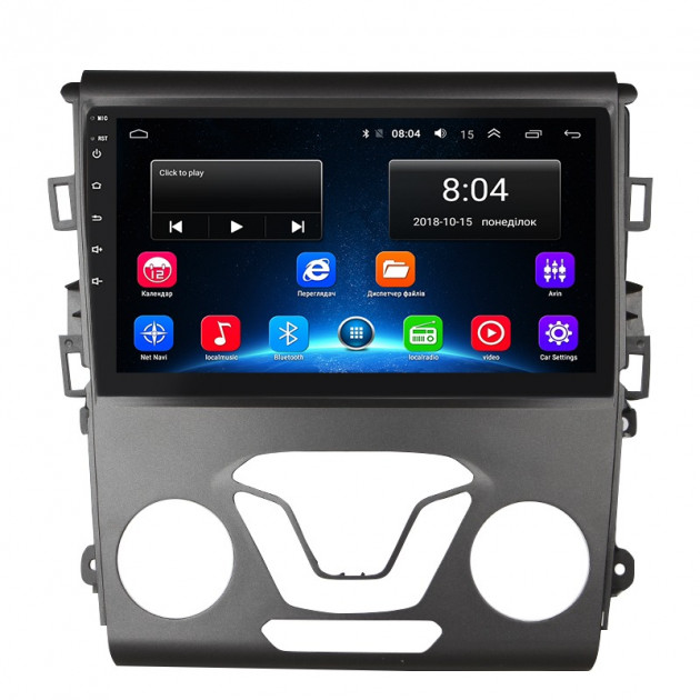 Штатная магнитола Lesko для Ford Mondeo V 2014-2019 экран 9" 2/32Gb Wi-Fi GPS Base