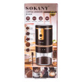 Кавомолка акумуляторна 13 Вт 250 мл для дрібного помолу Sokany SK-04026