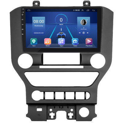 Штатная магнитола Lesko для Ford Mustang VI 2014-2017 экран 9" 2/32Gb 4G Wi-Fi GPS Top