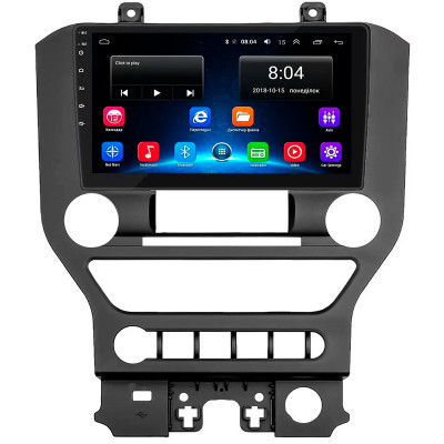 Штатная магнитола Lesko для Ford Mustang VI Рестайлинг 2017-н.в. экран 9" 2/32Gb Wi-Fi GPS Base