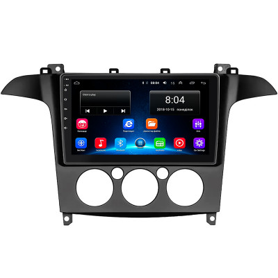 Штатная магнитола Lesko для Ford S-MAX I 2006-2010 экран 9" 2/32Gb Wi-Fi GPS Base