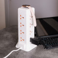 Мережевий фільтр подовжувач 4.8 м з лампою на 12 універсальних розеток з 2 USB 1 Type-C бездротова зарядка HP-5-11MF